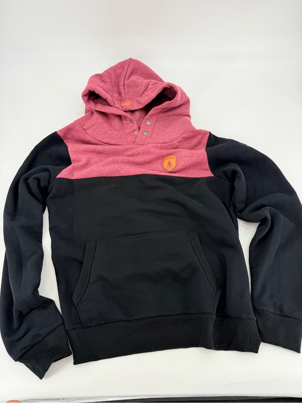 Wanakome Men’s Snap Hoodie Sweatshirt Medium